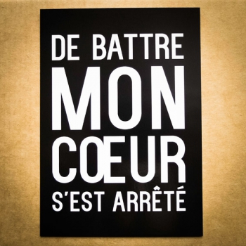 Carte De Battre Mon Coeur