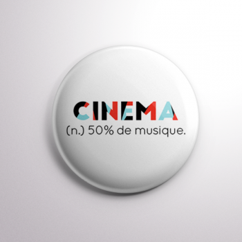 Badge 50% de musique