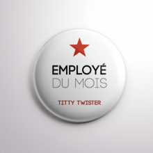 Badge Titty Twister