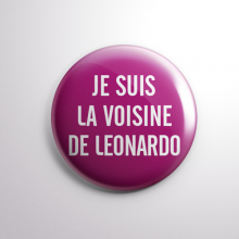 Badge La Voisine de Leonardo